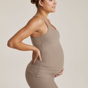 Spacedye Keep Your Cool Maternity Slim Racerback Tank