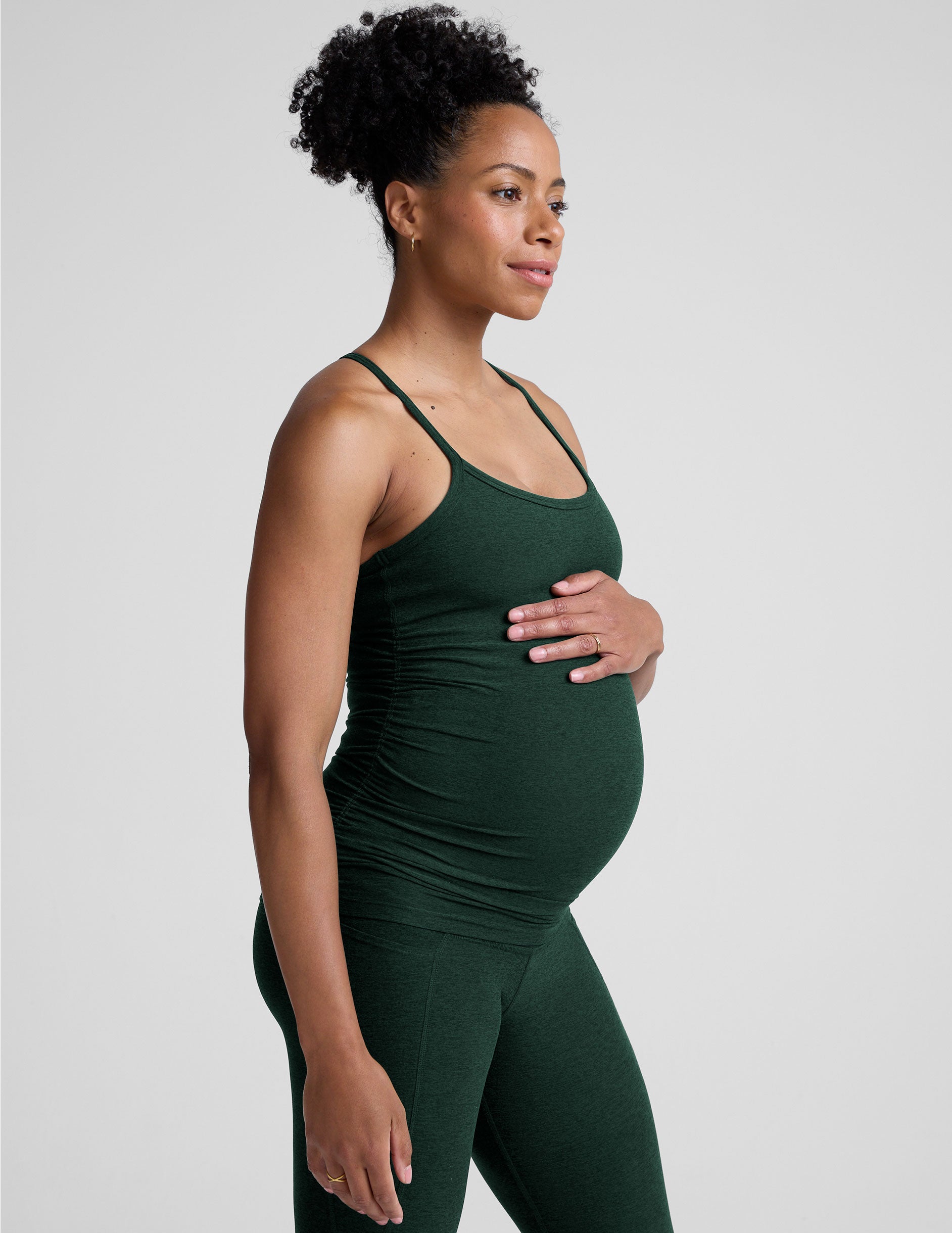 Spacedye Keep Your Cool Maternity Slim Racerback Tank - Image 4