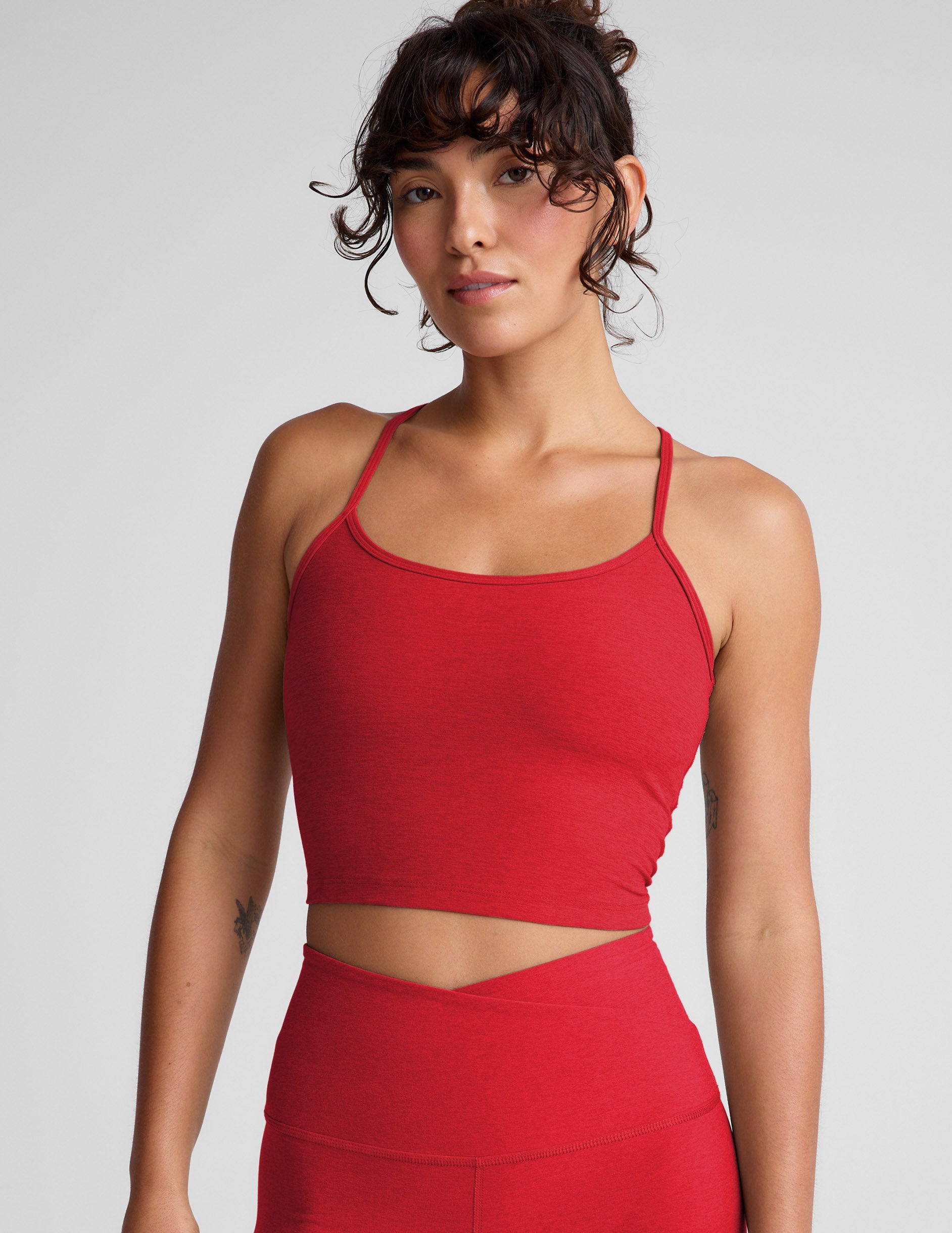 Spacedye Slim Racerback Cropped Tank - Image 2