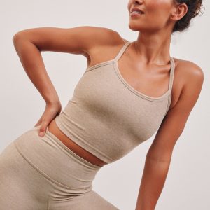 Spacedye Slim Racerback Cropped Tank