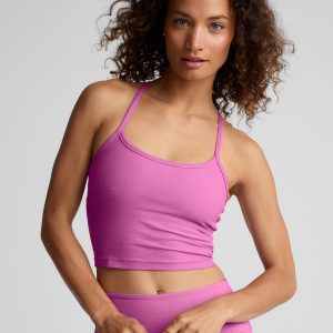 Spacedye Slim Racerback Cropped Tank