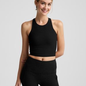 Spacedye High Neck Cropped Tank