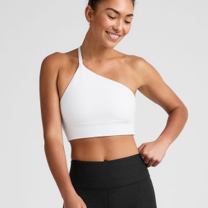 Spacedye One Shoulder Long Line Bra