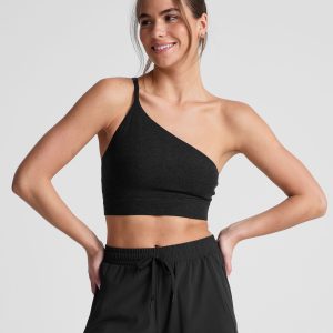Spacedye One Shoulder Long Line Bra