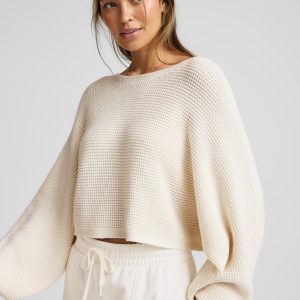 Ready For Barre Cropped Sweater