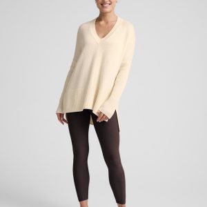 Wool-Cashmere V-Neck Sweater
