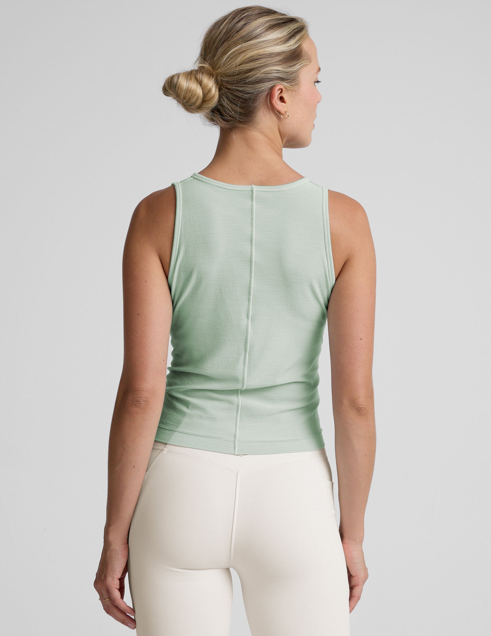 LuxeKnit Merino Wool Racerback Tank - Image 2