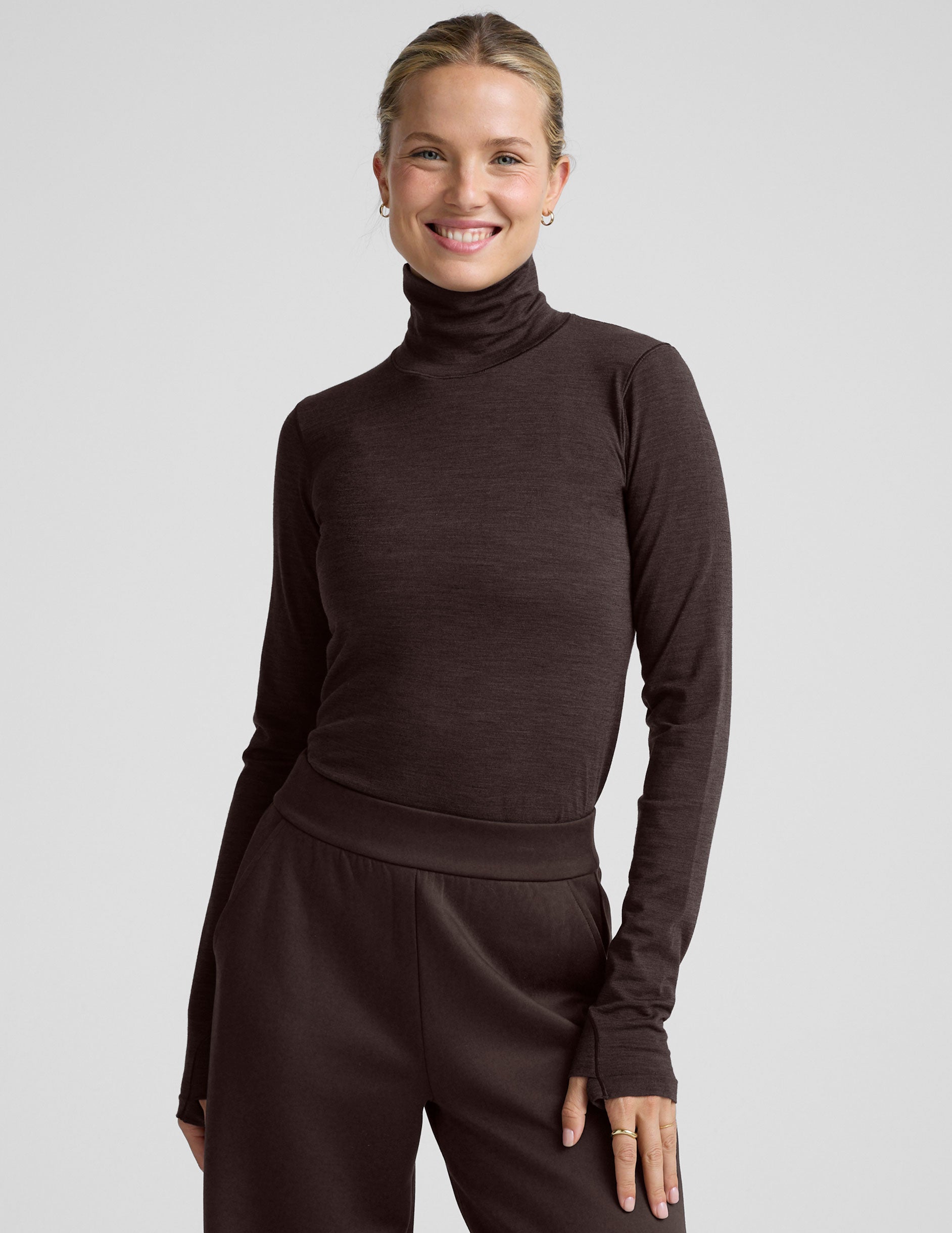 LuxeKnit Merino Wool Turtleneck